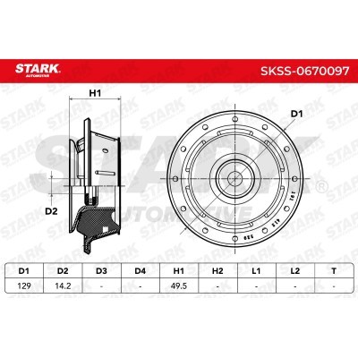 Mocowanie Amortyzatora Stark SKSS-0670097 SKSS-0670097 - foto 5