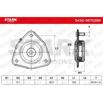 Mocowanie Amortyzatora Stark SKSS-0670388 SKSS-0670388 - foto 5