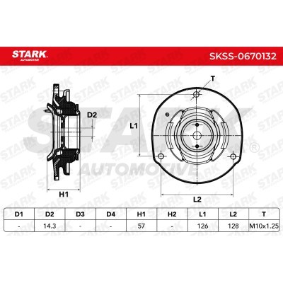 Mocowanie Amortyzatora Stark SKSS-0670132 SKSS-0670132 - foto 5