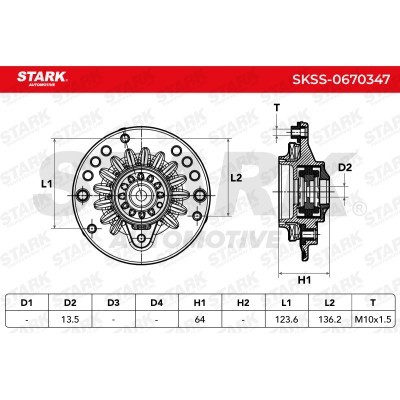 Mocowanie Amortyzatora Stark SKSS-0670347 SKSS-0670347 - foto 4