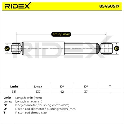 Amortyzator RIDEX 854S0517 854S0517 - foto 7