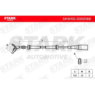 Czujnik ABS Stark SKWSS-0350168 SKWSS-0350168 - foto 6