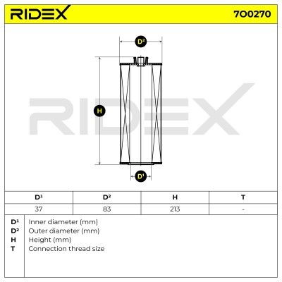 Filtr Oleju RIDEX 7O0270 7O0270 - foto 6