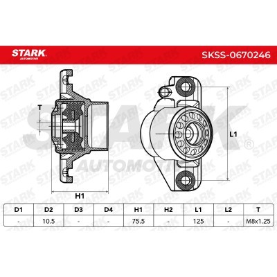 Mocowanie Amortyzatora Stark SKSS-0670246 SKSS-0670246 - foto 5