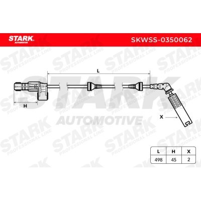 Czujnik ABS Stark SKWSS-0350062 SKWSS-0350062 - foto 3