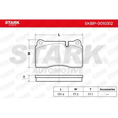 Klocki hamulcowe Stark SKBP-0010312 SKBP-0010312 - foto 3