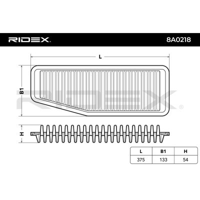 Filtr Powietrza RIDEX 8A0218 8A0218 - foto 6