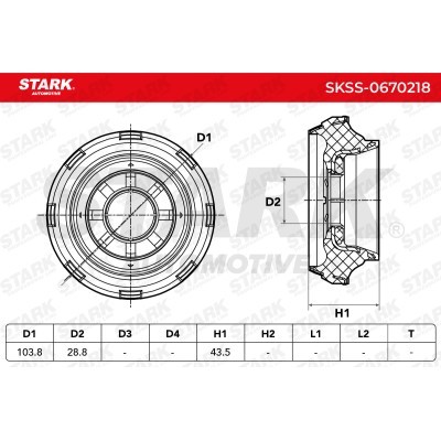 Mocowanie Amortyzatora Stark SKSS-0670218 SKSS-0670218 - foto 5
