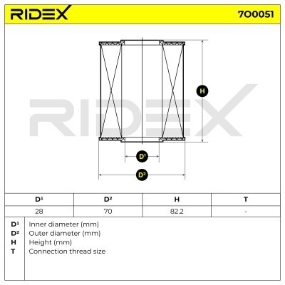 Filtr Oleju RIDEX 7O0051 7O0051 - foto 6