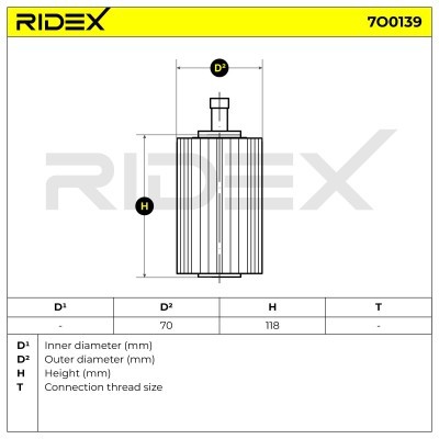 Filtr Oleju RIDEX 7O0139 7O0139 - foto 6