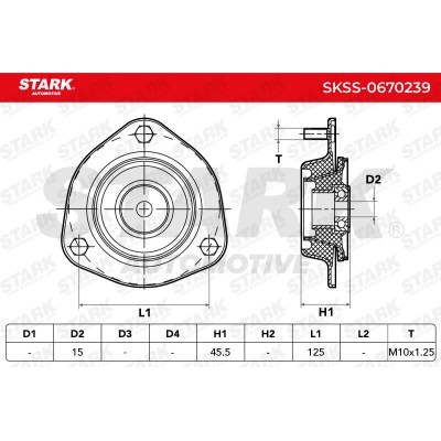 Mocowanie Amortyzatora Stark SKSS-0670239 SKSS-0670239 - foto 4