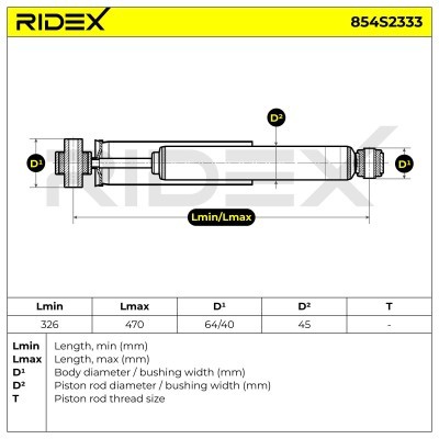 Amortyzator RIDEX 854S2333 854S2333 - foto 7