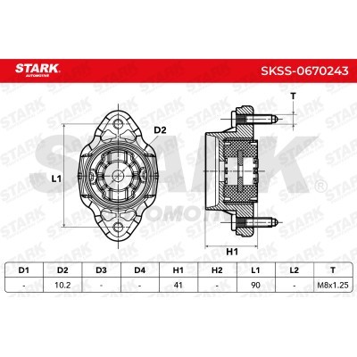 Mocowanie Amortyzatora Stark SKSS-0670243 SKSS-0670243 - foto 5