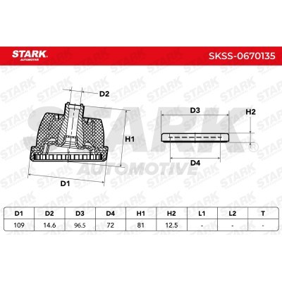 Mocowanie Amortyzatora Stark SKSS-0670135 SKSS-0670135 - foto 3