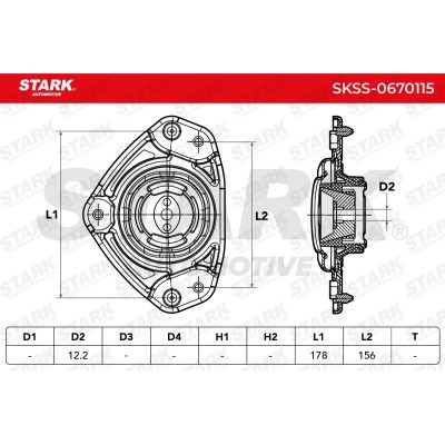 Mocowanie Amortyzatora Stark SKSS-0670115 SKSS-0670115 - foto 7