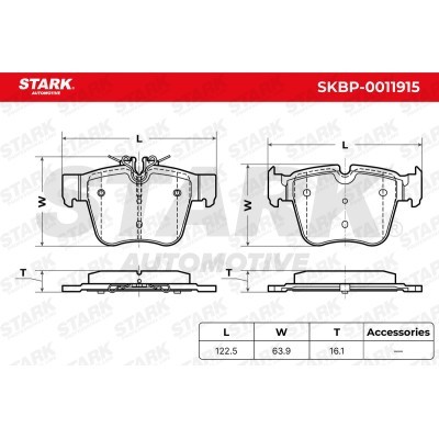 Klocki hamulcowe Stark SKBP-0011915 SKBP-0011915 - foto 5