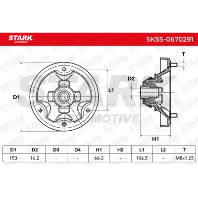 Mocowanie Amortyzatora Stark SKSS-0670291 SKSS-0670291 - foto 5
