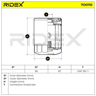 Filtr Oleju RIDEX 7O0110 7O0110 - foto 5