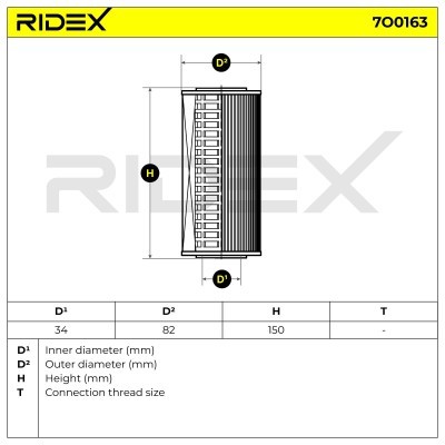 Filtr Oleju RIDEX 7O0163 7O0163 - foto 6