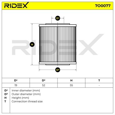 Filtr Oleju RIDEX 7O0077 7O0077 - foto 7