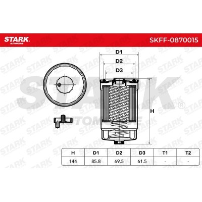 Filtr Paliwa Stark SKFF-0870015 SKFF-0870015 - foto 5