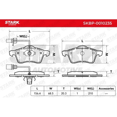 Klocki hamulcowe Stark SKBP-0010235 SKBP-0010235 - foto 6
