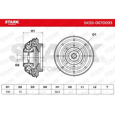 Mocowanie Amortyzatora Stark SKSS-0670093 SKSS-0670093 - foto 8