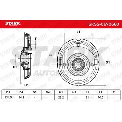 Mocowanie Amortyzatora Stark SKSS-0670660 SKSS-0670660 - foto 5