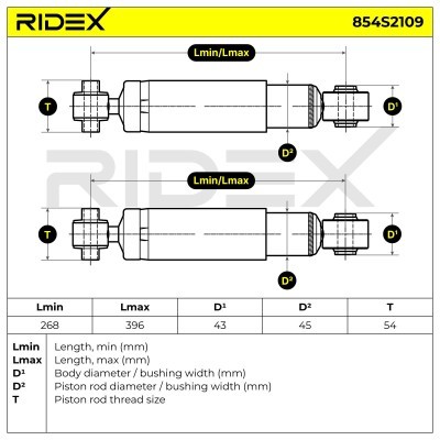 Amortyzator RIDEX 854S2109 854S2109 - foto 4