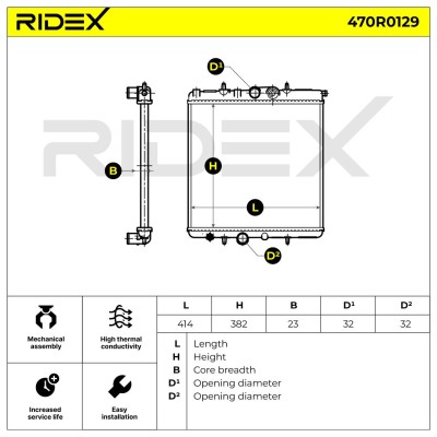 Chłodnica RIDEX 470R0129 470R0129 - foto 6