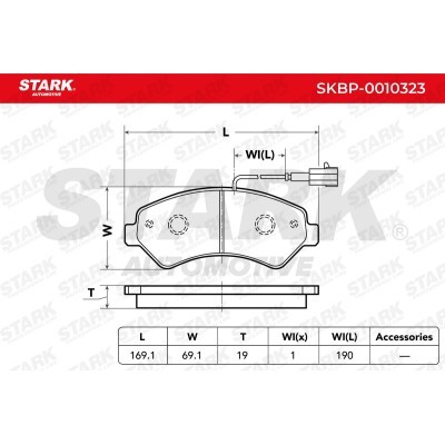 Klocki hamulcowe Stark SKBP-0010323 SKBP-0010323 - foto 3