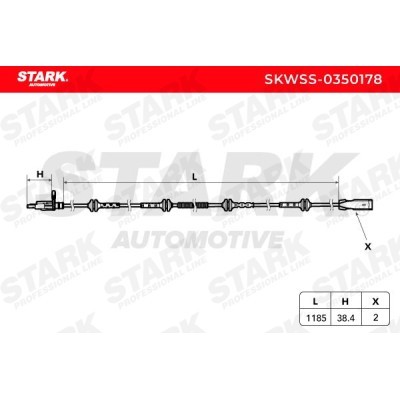 Czujnik ABS Stark SKWSS-0350178 SKWSS-0350178 - foto 5
