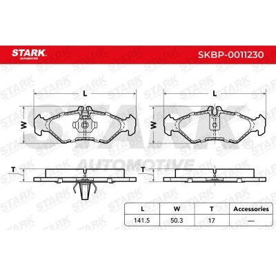Klocki hamulcowe Stark SKBP-0011230 SKBP-0011230 - foto 3
