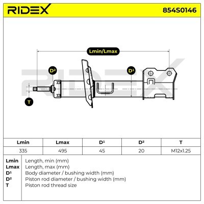 Amortyzator RIDEX 854S0146 854S0146 - foto 9