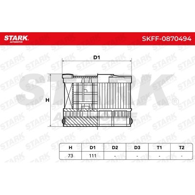 Filtr Paliwa Stark SKFF-0870494 SKFF-0870494 - foto 6
