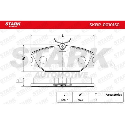 Klocki hamulcowe Stark SKBP-0010150 SKBP-0010150 - foto 3