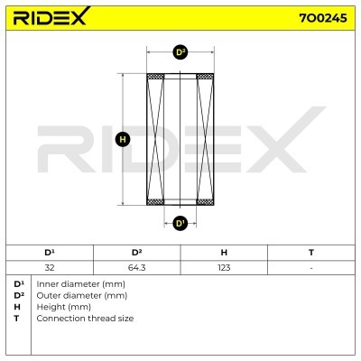 Filtr Oleju RIDEX 7O0245 7O0245 - foto 5