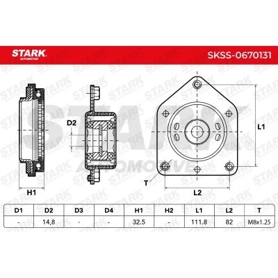 Mocowanie Amortyzatora Stark SKSS-0670131 SKSS-0670131 - foto 5