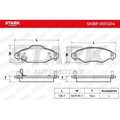 Klocki hamulcowe Stark SKBP-0011214 SKBP-0011214 - foto 3