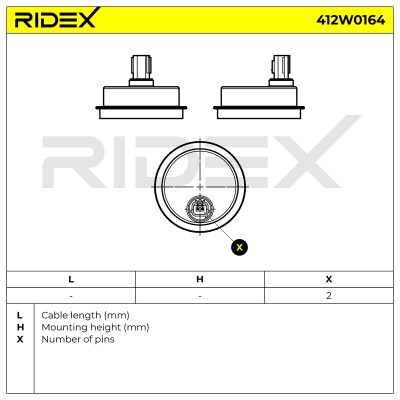 Czujnik ABS RIDEX 412W0164 412W0164 - foto 6