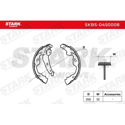 Klocki hamulcowe Stark SKBS-0450008 SKBS-0450008 - foto 4