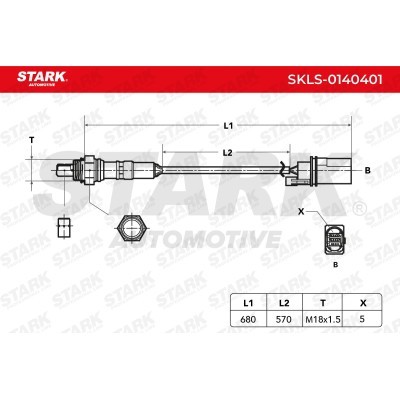 Sonda Lambda Stark SKLS-0140401 SKLS-0140401 - foto 6