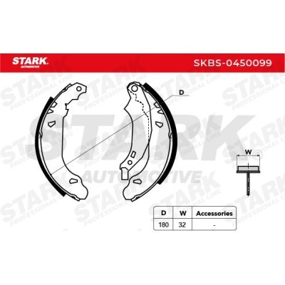 Klocki hamulcowe Stark SKBS-0450099 SKBS-0450099 - foto 5