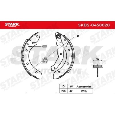 Klocki hamulcowe Stark SKBS-0450020 SKBS-0450020 - foto 3