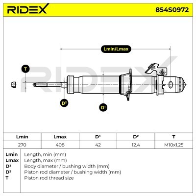 Amortyzator RIDEX 854S0972 854S0972 - foto 6