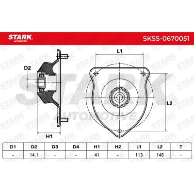 Mocowanie Amortyzatora Stark SKSS-0670051 SKSS-0670051 - foto 6