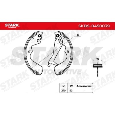 Klocki hamulcowe Stark SKBS-0450039 SKBS-0450039 - foto 4