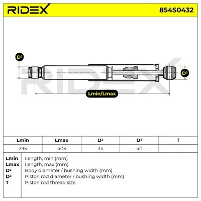 Amortyzator RIDEX 854S0432 854S0432 - foto 13