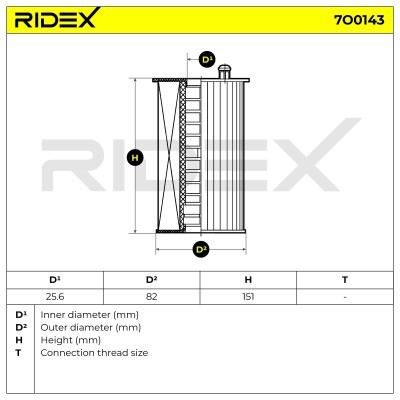 Filtr Oleju RIDEX 7O0143 7O0143 - foto 6