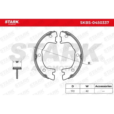 Klocki hamulcowe Stark SKBS-0450337 SKBS-0450337 - foto 5